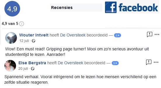 Recensies van lezers op Facebook